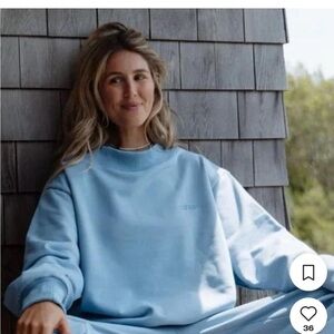 Parke Embroidered Mockneck Sweatshirt